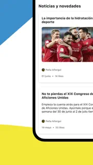 aficiones unidas iphone capturas de pantalla 3