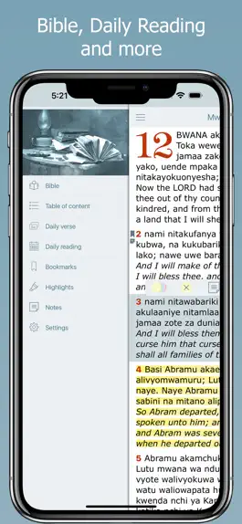 Game screenshot Biblia Takatifu－Swahili Bible apk