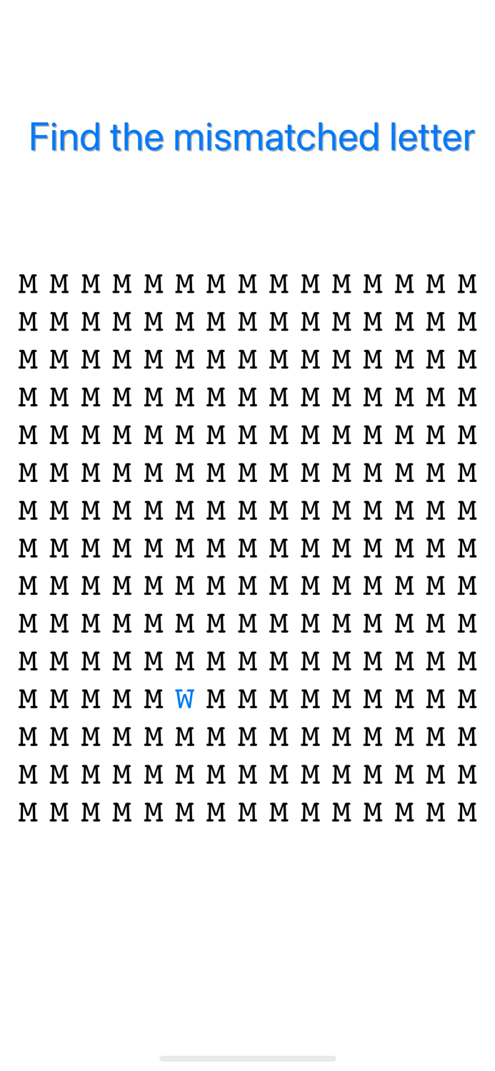 The Hidden Letter Games－Words