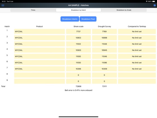 Screenshot #5 pour CargoMax - Draught Survey Pro