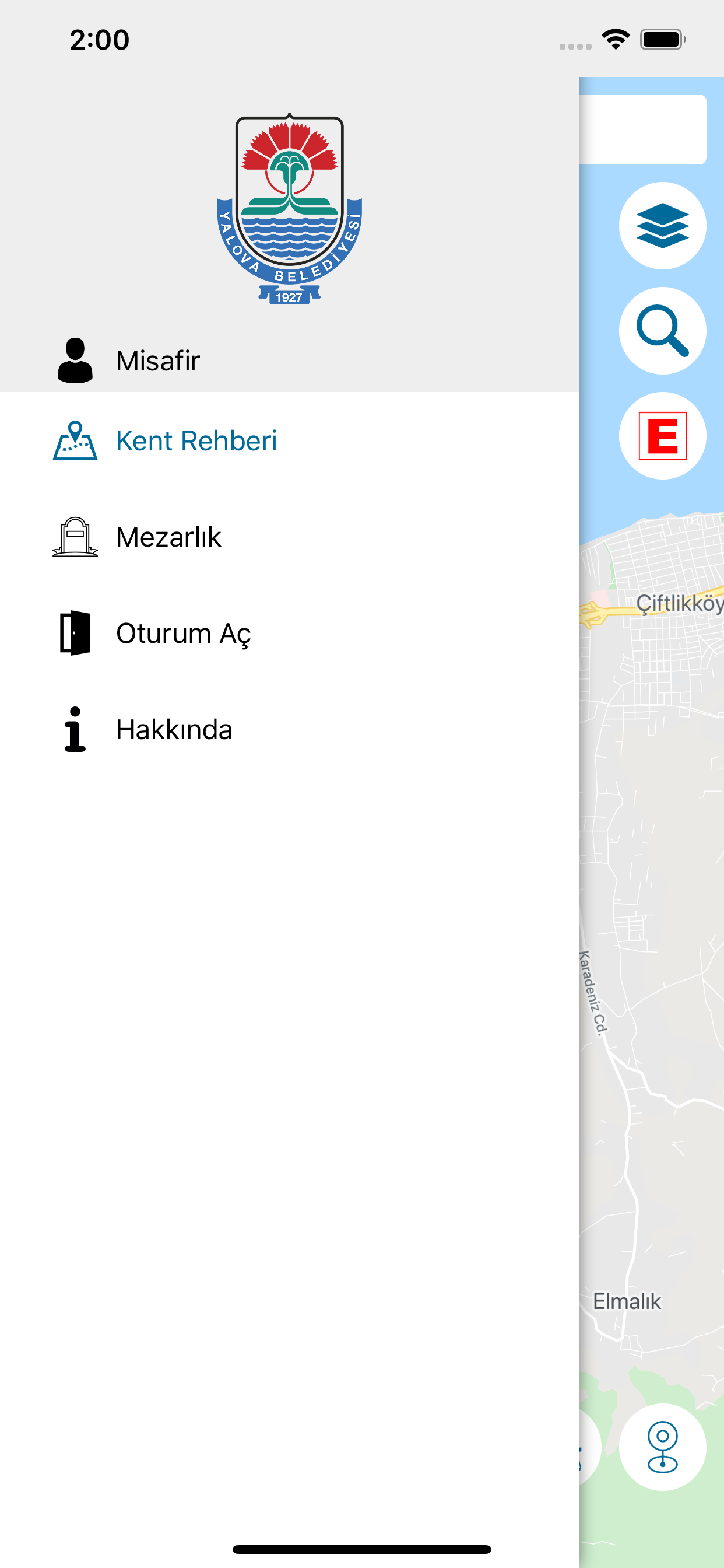 Mobil Yalova Kent Rehberi