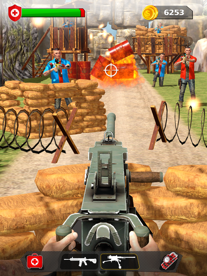 Cover Attack Gun Shooting Game