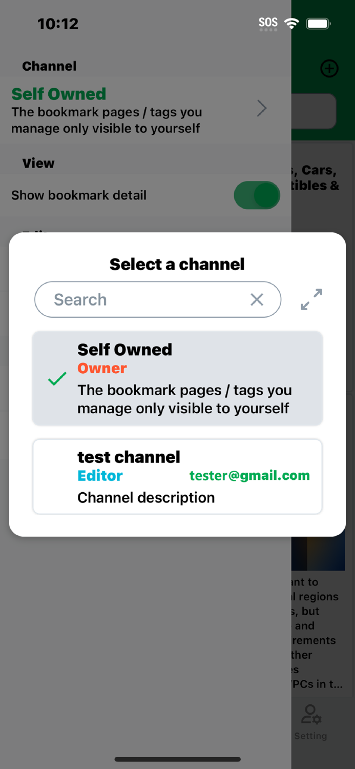 Page Org - manage bookmarks