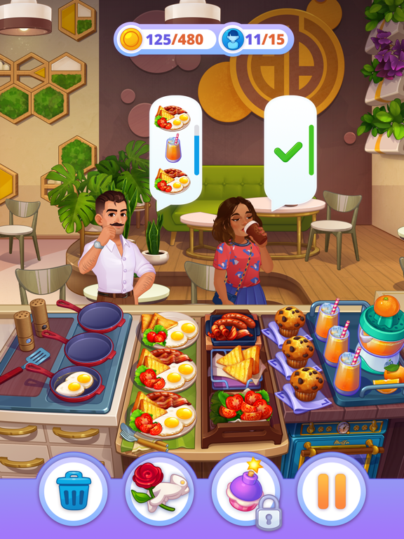 Royal Cooking: レストラン 経営 ゲームのおすすめ画像5