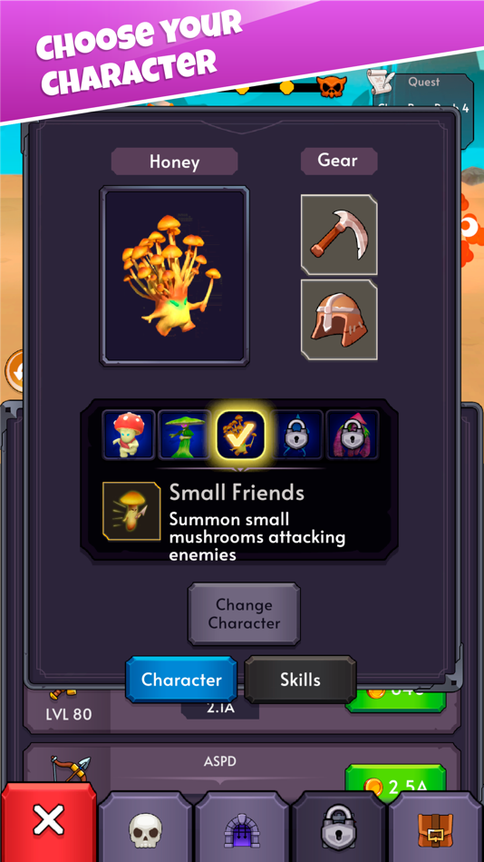 #4. Mushroom Adventure: Idle RPG (iOS) 由: MAD PIXEL