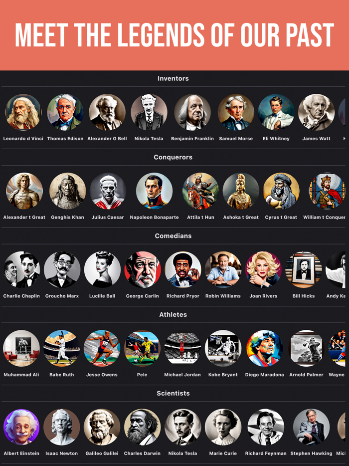 AI History Chat Conversations