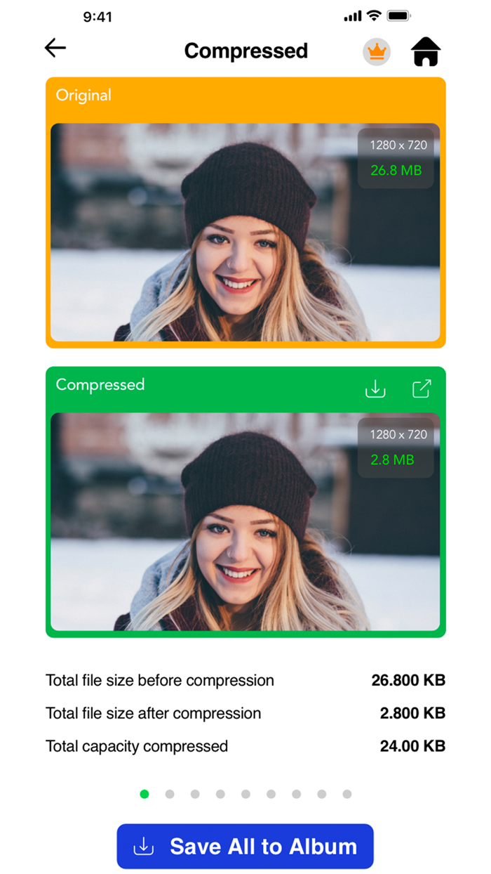 Compress Photo and Save Space