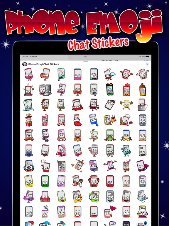 Screenshot #4 pour Phone Emoji Chat Stickers