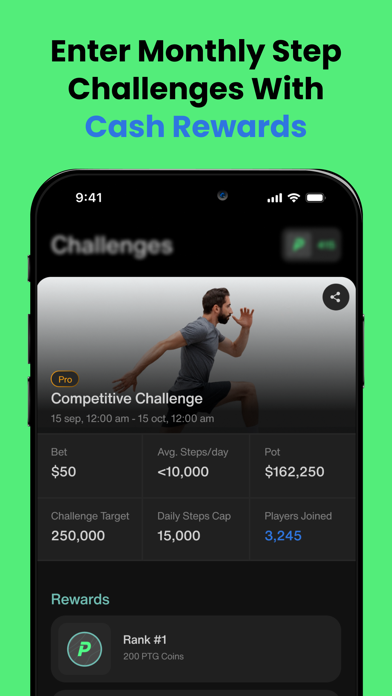 Screenshot #2 pour Paidtogo - Walk, Run and Earn