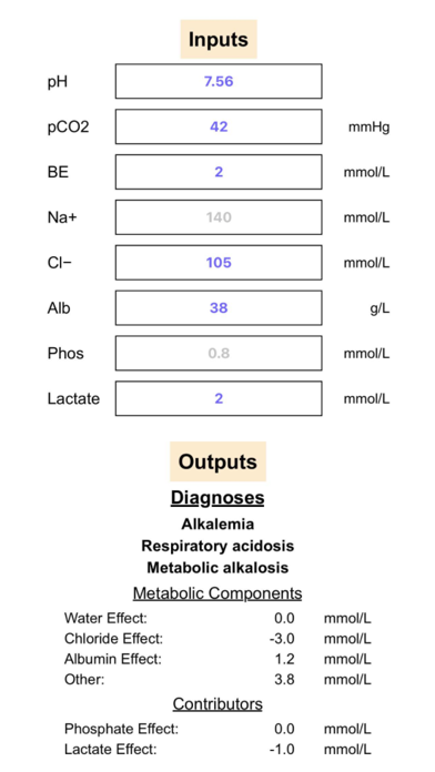 Magder Acid-Base iPhone screenshot 1 - Medical app
