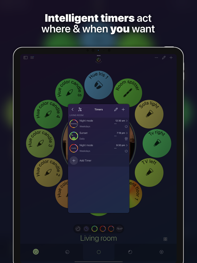 ‎iConnectHue para Philips Hue Captura de pantalla