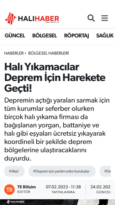 Halı Haber Screenshot