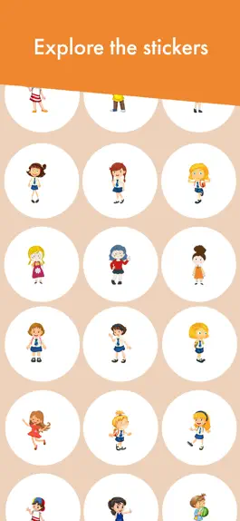 Game screenshot School Girl Emoji apk