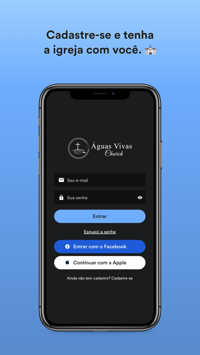 Águas Vivas Church Screenshot