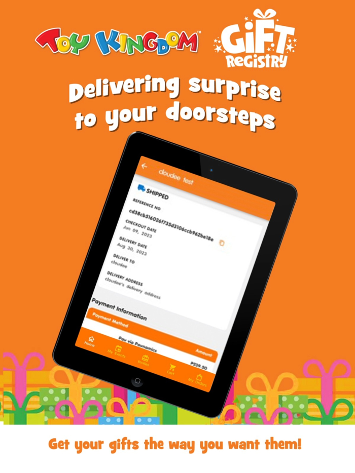 Toy Kingdom Gift Registry