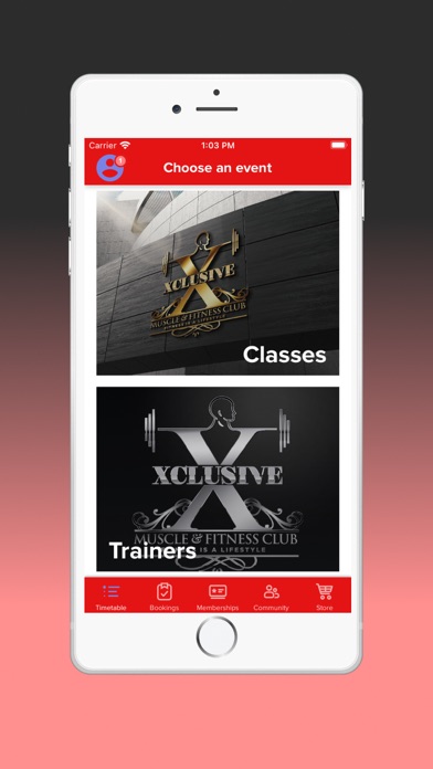 Xclusive Muscle & Fitness Club Screenshot