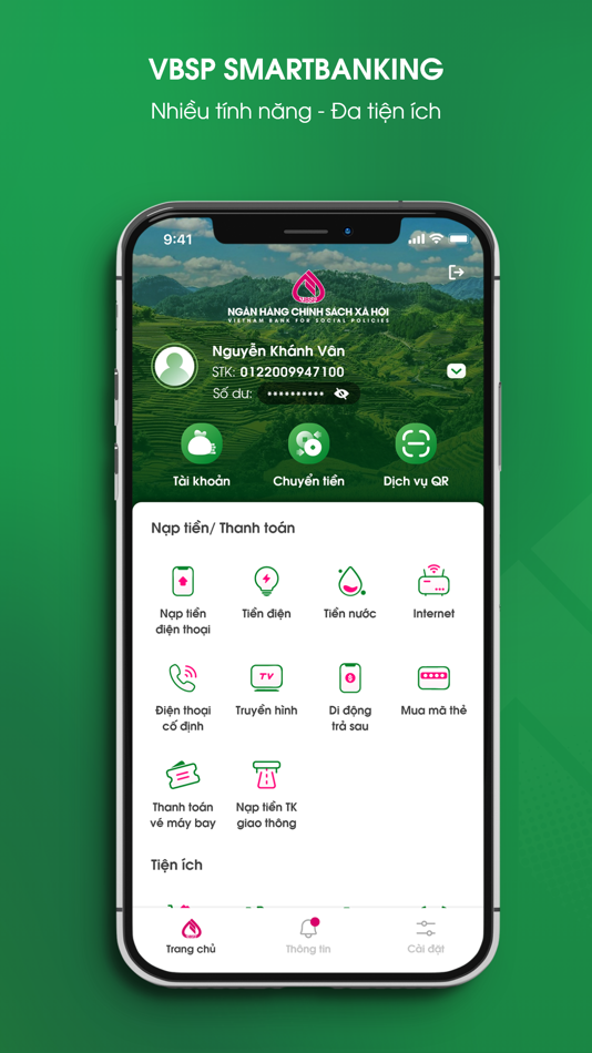 #2. VBSP SmartBanking (iOS) 由: Vietnam Bank for Social Policies