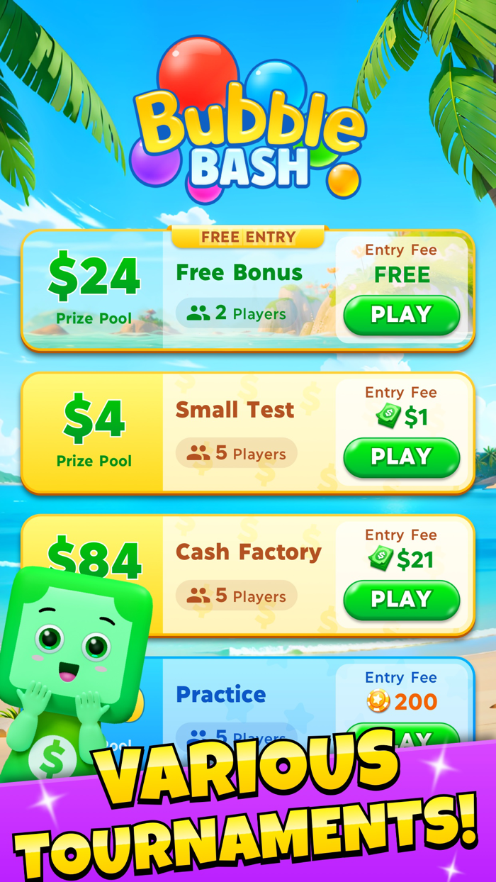 Bubble Bash -  Win Real Cash