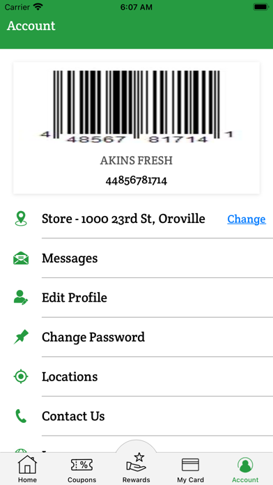 Akins Fresh Market Screenshot