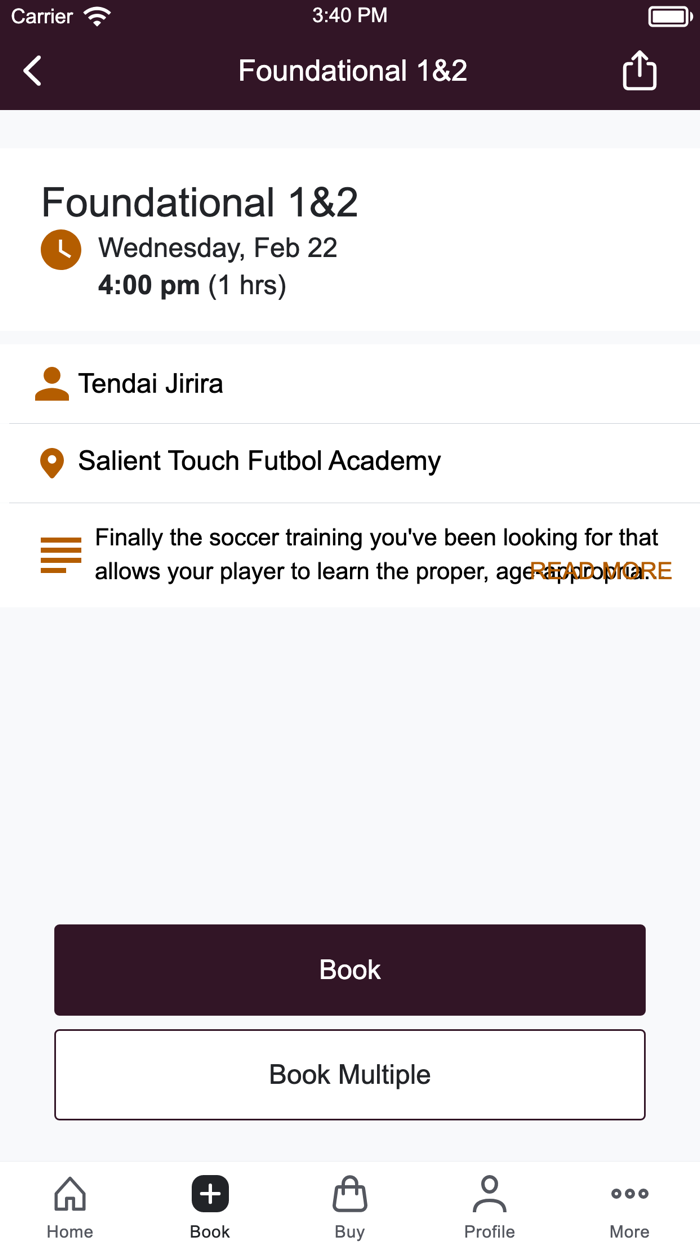 Salient Touch Futbol Academy