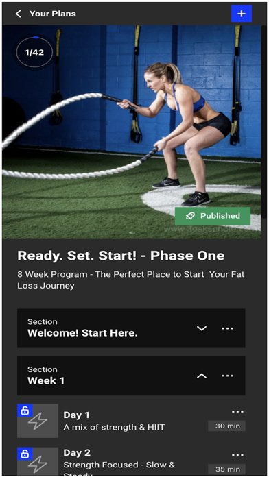 COREFIT App Screenshot