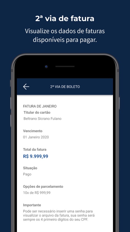 Impecável Card