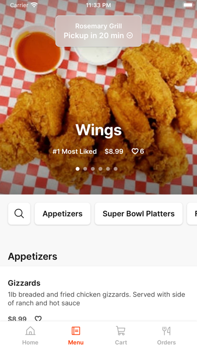 Rosemary Grill Screenshot