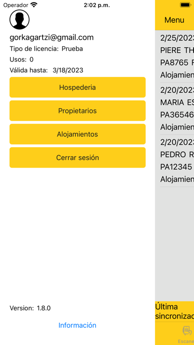 Screenshot #3 pour Poli Check-in