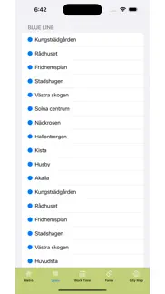 stockholm subway map iphone screenshot 4