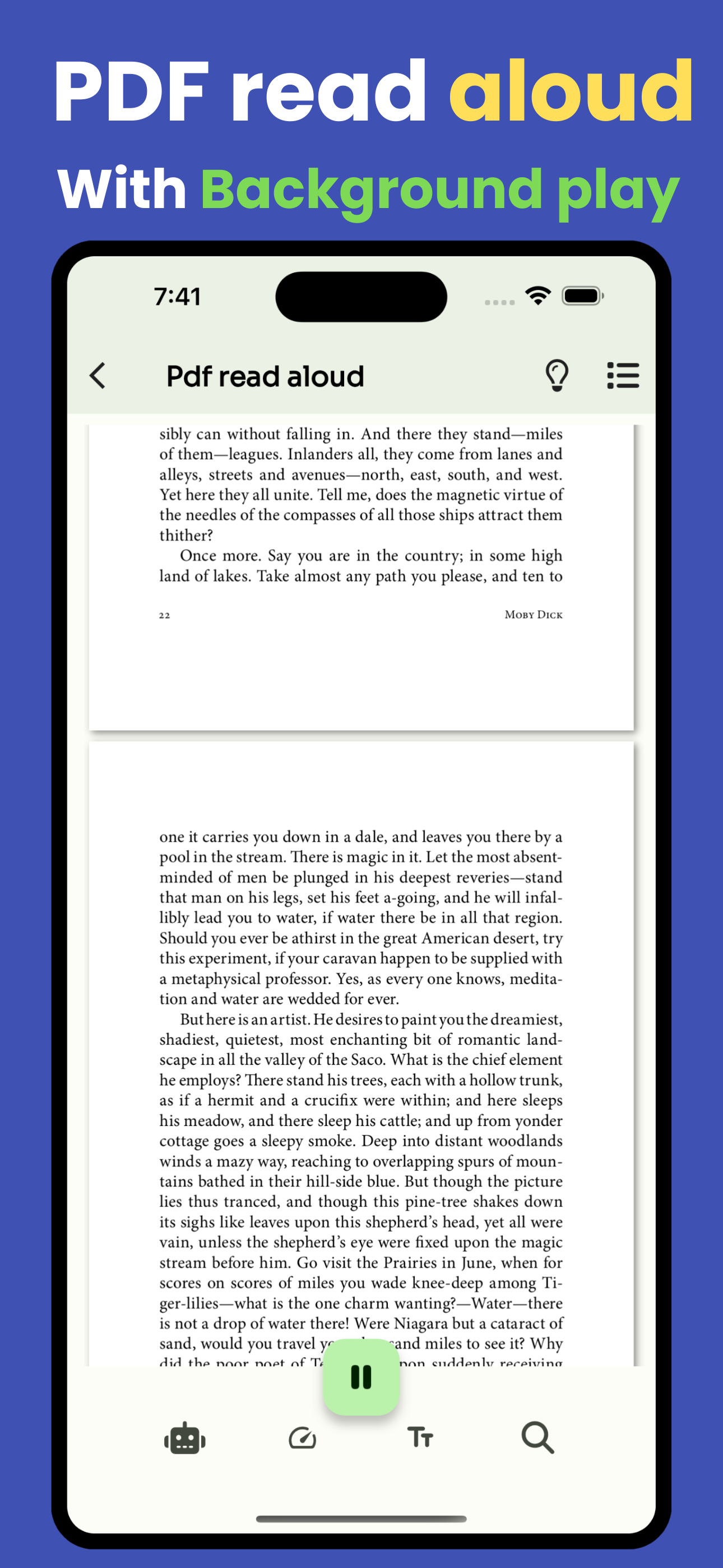 PDF read aloud - TTS