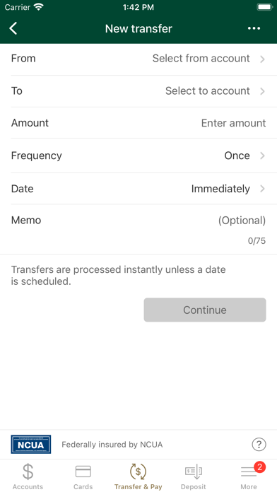 New Hampshire FCU Screenshot