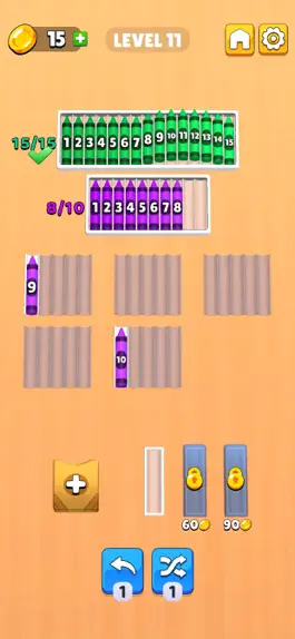 Game screenshot Pencil Sorting 3D hack