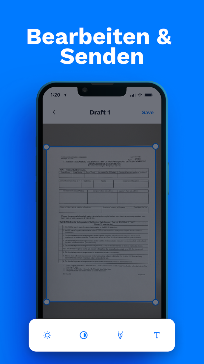 Fax - Versende Fax vom Handy