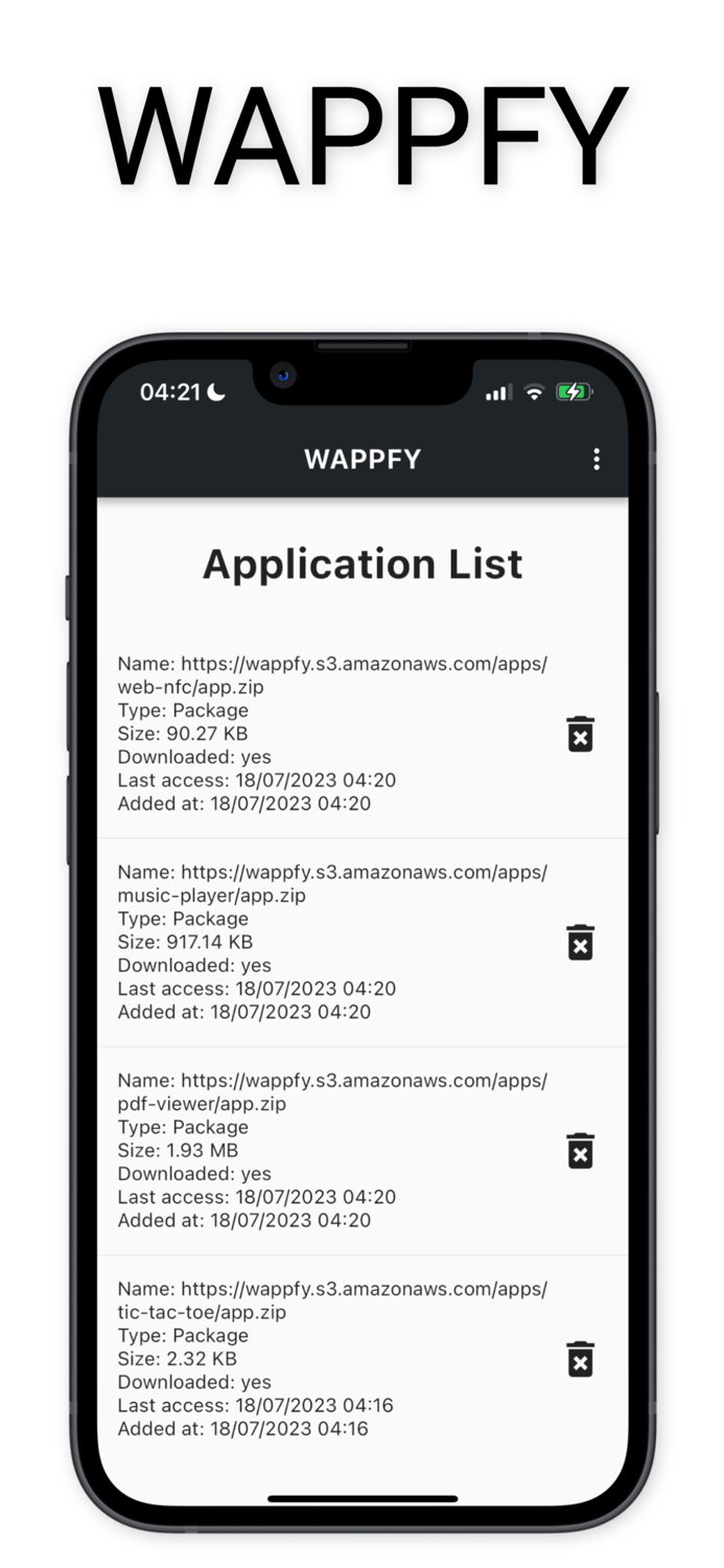 WAPPFY - Web Applications