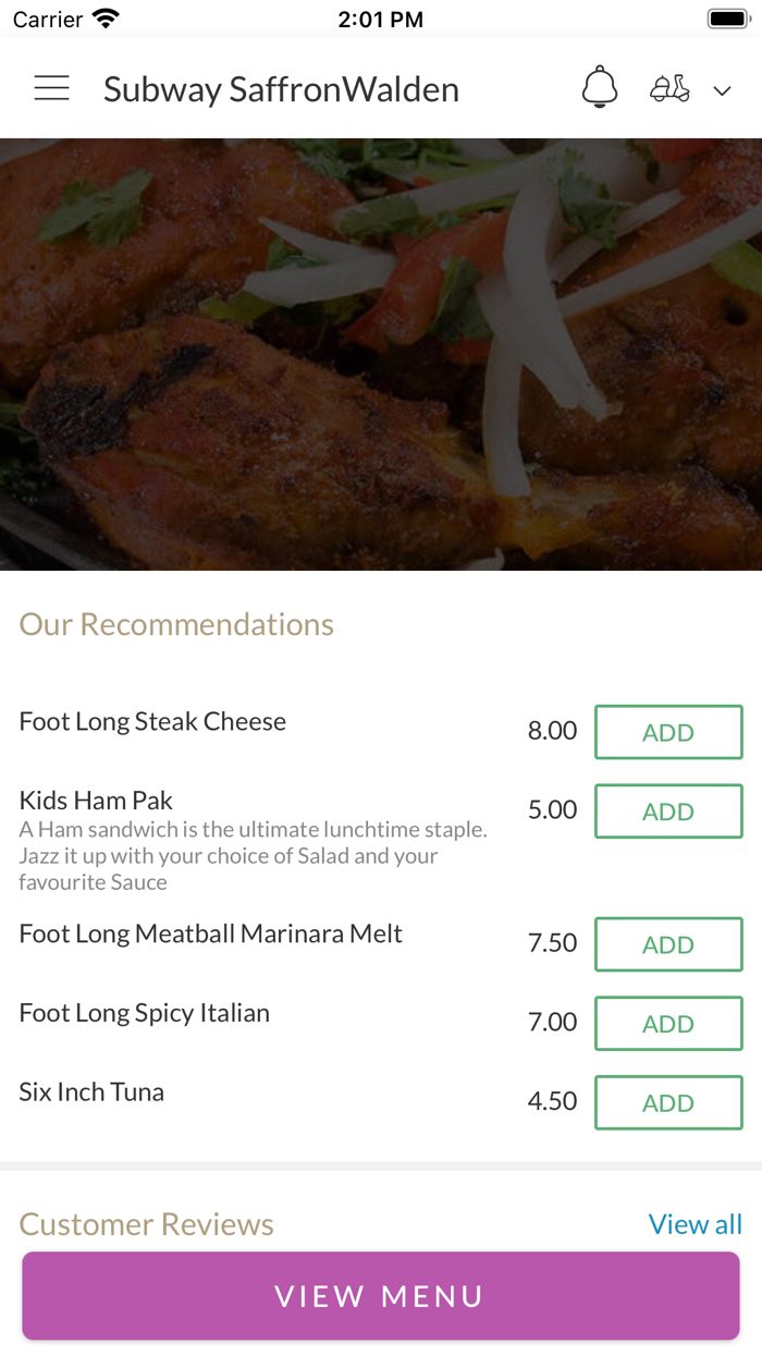 Subway SaffronWalden