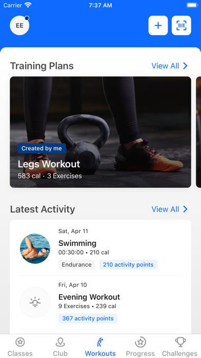 ARC Fitness Screenshot