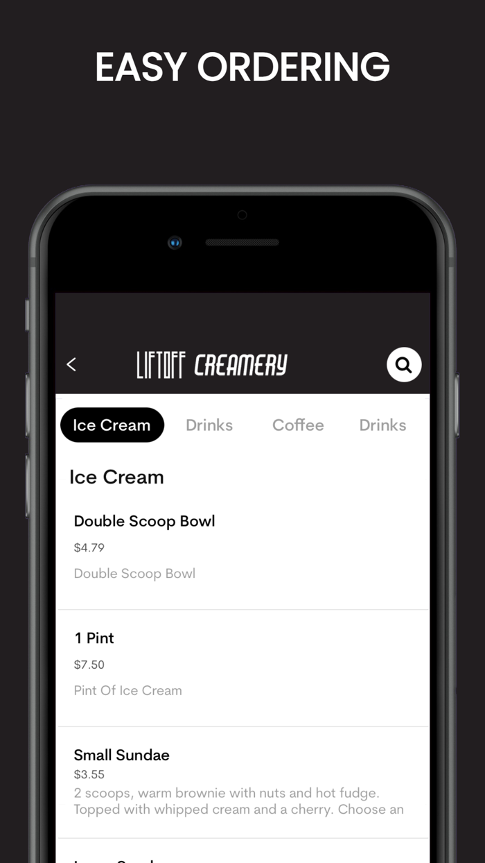 LiftOff Creamery Online