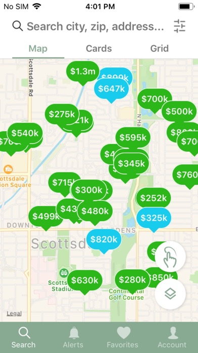 Arizona Home Search Screenshot