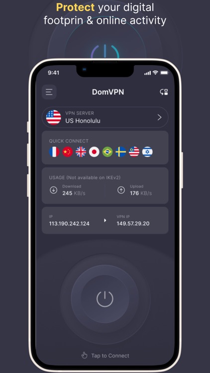 VPN for iPhone No Ads - DomVPN