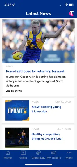 Game screenshot West Coast Eagles Official App apk
