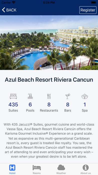 Azul Beach Riviera Cancun Screenshot