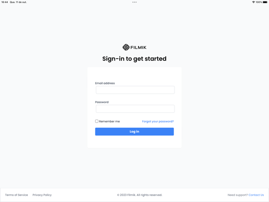 Filmik iPad screenshot 1 - Productivity app
