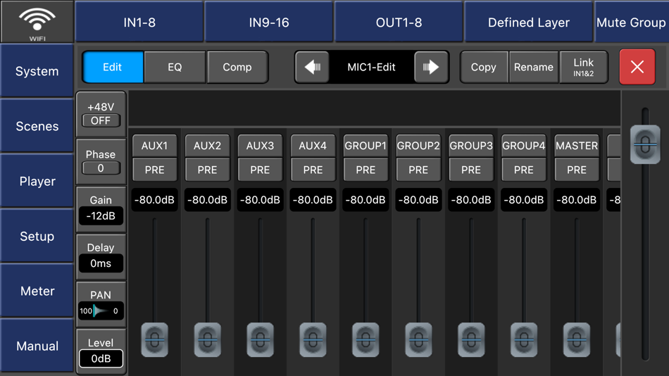 #2. Digital Mixer M168 (iOS) 由: 玲 章