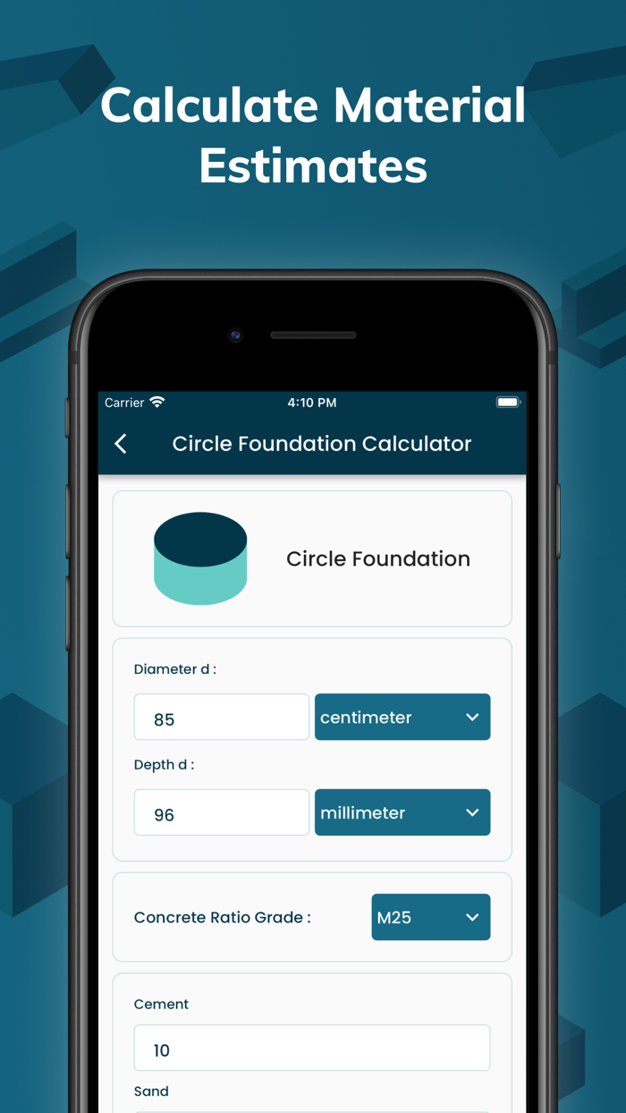 Concrete Calculator for civil