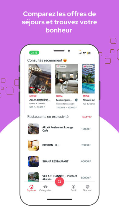 Voogo - Hôtels, Restaurants Screenshot