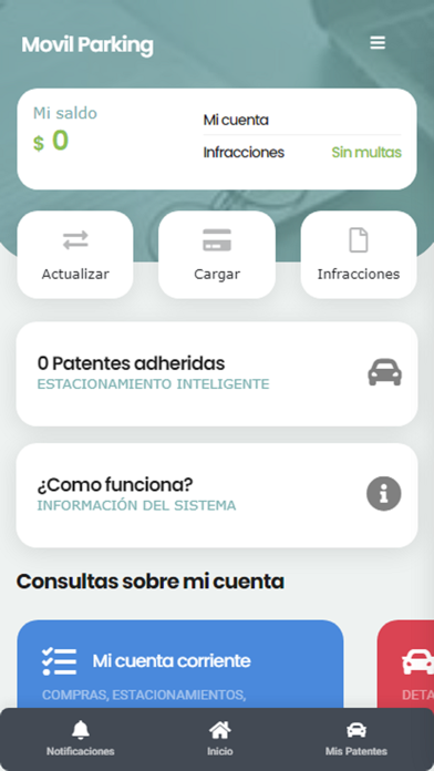 MovilParking Merlo Screenshot