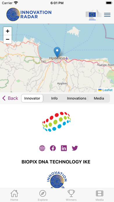 Innovation Radar Screenshot