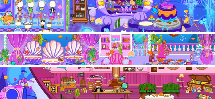 Mermaid Games Princess Salon