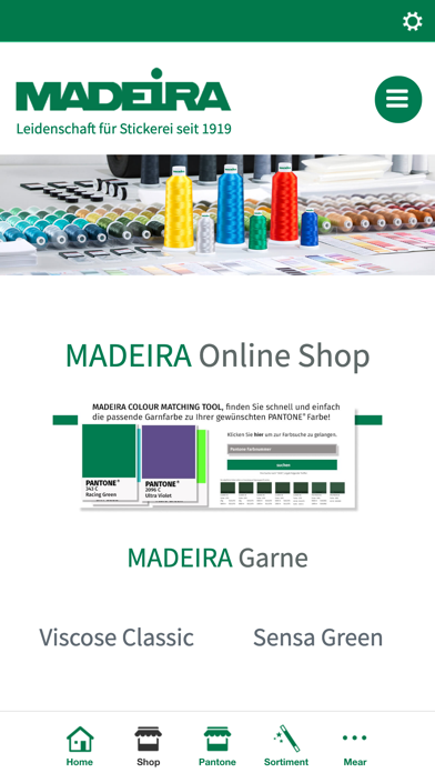 MADEIRA Garnfabrik Screenshot