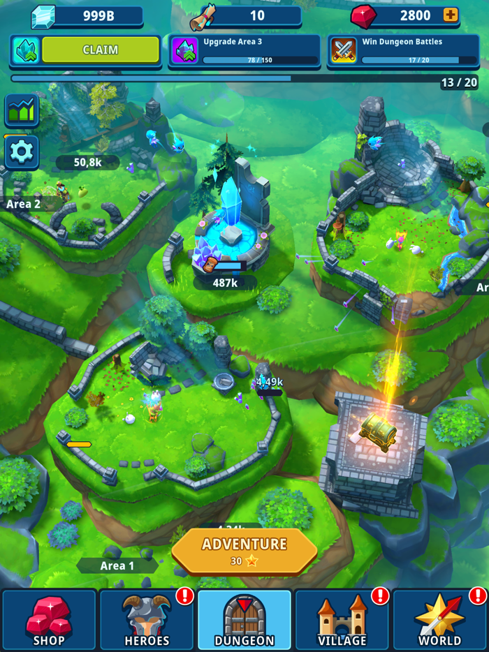 Idle Dungeon Manager